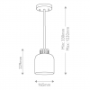 Lampa wisząca York Naturalny Mosiądz ELS-YORK-MP-PNBR-PB Elstead Lighting